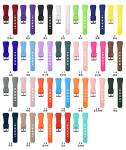 Bracelet en silicone rayé universel Forwelleny 20 mm 22 mm pour <span class=keywords><strong>Samsung</strong></span> Watch 6 Huawei GT4 Band pour <span class=keywords><strong>Galaxy</strong></span> <span class=keywords><strong>Gear</strong></span> S3 Accessoires - Product Image 3