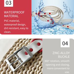 Nouveau Harnais de Luxe Personnalisé pour Chien et Chat en Polyester Respirant Rouge de Haute Qualité, Collection Designer 2026 - Product Image 4