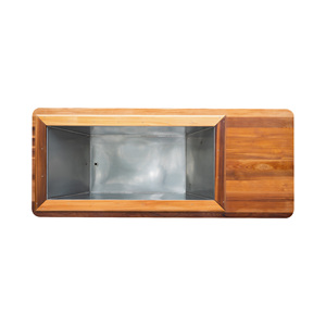 Baignoire de trempage à froid en acier inoxydable et cèdre rouge pour extérieur, avec refroidisseur, prix usine, pour usage commercial traditionnel - Product Image 2