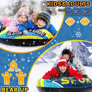 Trineos y Tubos Inflables para Deportes de Invierno con Asa, Accesorios Prácticos para Actividades Invernales - Product Image 4