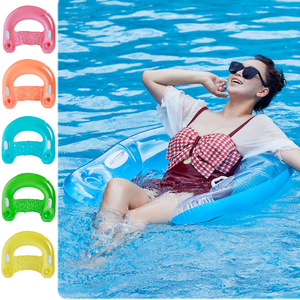 Sofá Flotante Inflable en Forma de U Xiaolu, Anillo de Natación para Adultos con Asas para Relajarse en la Piscina - Product Image 5