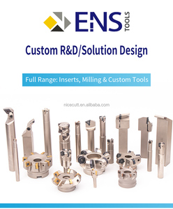 เครื่องกัดใส่ CNC สำหรับงานกัดฟีดสูง MFH เครื่องมือกลึงซีเมนต์คาร์ไบด์แทรกหน้าแทรก - Product Image 5