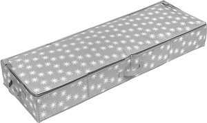 Boîte de rangement domestique pliable multifonctionnelle de grande capacité, style classique robuste, finition grise de qualité supérieure - Product Image 2