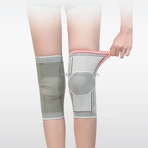 Miếng đệm đầu gối bằng graphene <span class=keywords><strong>Neoprene</strong></span> Heat Knitted Sleeve Bảo vệ thể dục mềm mại linh hoạt cho tập thể dục ngoài trời Tất ấm - Product Image 3