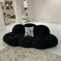 Nouveau design Canapé nuage extensible convertible en lit sectionnel, en tissu moderne, confortable et de loisirs, pour salon, appartement et hôtel