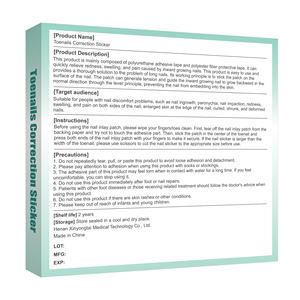 Cerotto di correzione dell'unghia del cavo per uso medico, striscia adesiva ipoallergenica <span class=keywords><strong>solleva</strong></span> i bordi ferma il dolore - Product Image 6