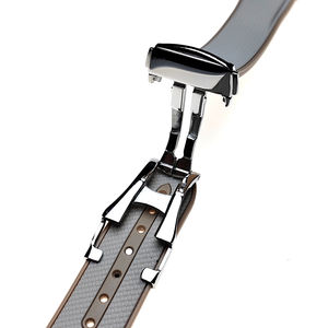 Bracelet de montre en caoutchouc souple <span class=keywords><strong>Mission</strong></span> <span class=keywords><strong>to</strong></span> <span class=keywords><strong>Moon</strong></span> Curve End 20 mm avec fermoir déployant - Product Image 2