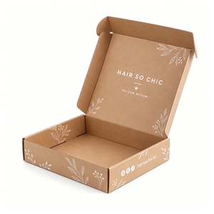 Custom Logo Printed Luxury Kraft Paper Corrugated Mailer Boxes Eco Friendly Foldable Clothing Product Packaging <b>Shipping</b> <b>Box</b> - Product Image 6