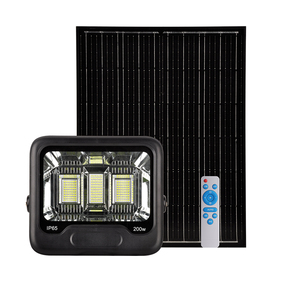 Nhà máy mới ngoài trời năng lượng mặt trời dẫn lũ ánh sáng đèn <span class=keywords><strong>IP65</strong></span> không thấm nước điều khiển từ xa 100W 200W 300W 400W cho sân vườn đường <span class=keywords><strong>IP65</strong></span> - Product Image 4