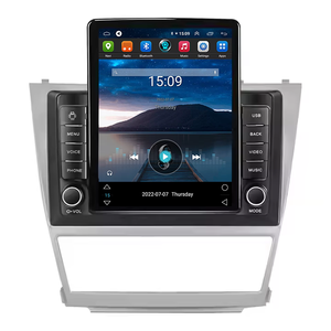 Navegación GPS estéreo para coche Tesla Android IPS DSP para Toyota Camry 2007-2011 8 + 128GBcarplay + Auto coche estéreo Android Radio Video - Product Image 1