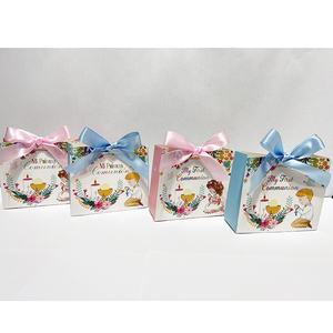 Coffret cadeau de première <span class=keywords><strong>Communion</strong></span> pour filles et garçons, boîte à dragées pour baptême et première <span class=keywords><strong>Communion</strong></span> - Product Image 3