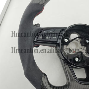 Nouveau produit phare : Volant en fibre de carbone et Alcantara pour modèles Audi A3, A4, A4L, A5, A7L, A8, Q5, Q7, B9, A6, R8 - Product Image 4