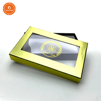 Boîtes à pâtisserie en aluminium, noix, dattes, couvercle de fruits secs et Baklava, or Transparent, luxe, personnalisé pour Ramadan, boîte à bonbons