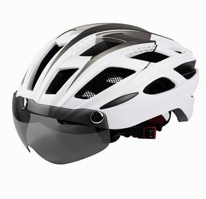 Casque de vélo Basecamp avec feu arrière détachable, lunettes magnétiques, léger, portable, réglable, pour adultes, hommes, femmes, montagne, route - Product Image 1