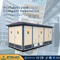 Poste de transformation de type cellulaire à deux enroulements, 20 kV 33 kV, à déploiement flexible, avec transformateur de type sec, pour hôpitaux