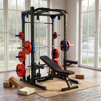 Machine de musculation multifonctionnelle Zoshine avec poulies doubles réglables pour entraînement à domicile