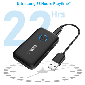 1Mii B06T1 <span class=keywords><strong>Bluetooth</strong></span> 5.2 Wireless trasmettitore Audio e ricevitore 10-15 ore 3.5mm adattatore <span class=keywords><strong>Bluetooth</strong></span> Kit <span class=keywords><strong>Bluetooth</strong></span> hi-fi per auto - Product Image 5