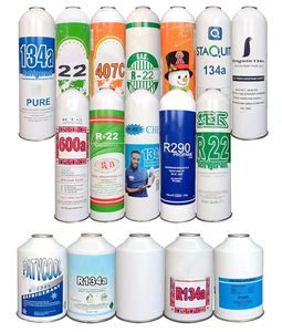 <span class=keywords><strong>R134a</strong></span> soğutucu gaz kimyasal kullanım için OEM boş 2 parça Aerosol teneke kutular - Product Image 5
