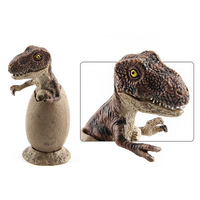 Modelo de Dinosaurio Realista Sólido, Juego de Huevos para Incubar, Juguete de Tiranosaurio Rex, Velociraptor, Espinosaurio, Figura de Fósil, Regalo Educativo, Material de PVC
