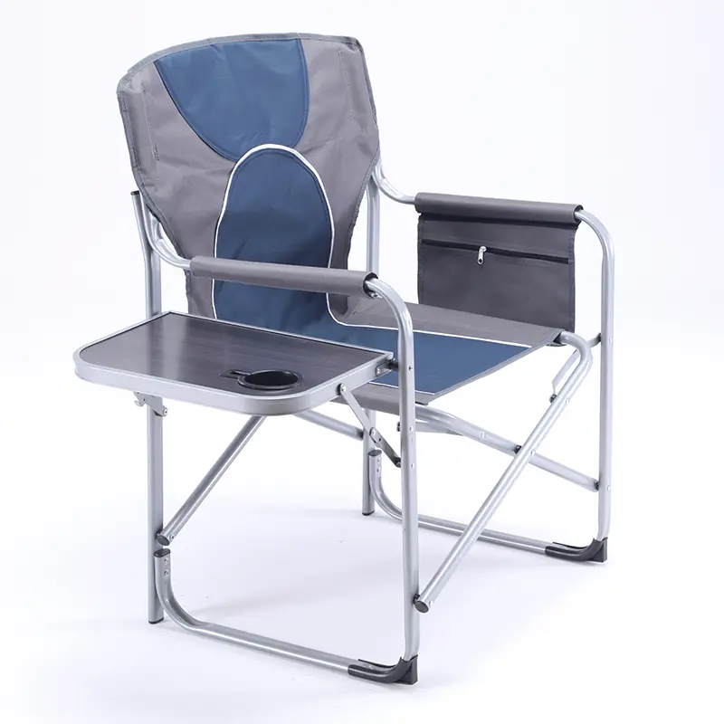 Custom Aluminium Heavy Duty Angels tuhl Klapp Directors Chair mit Beistell tisch Tasche