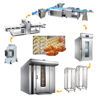 Équipement de boulangerie commercial complet sur mesure en acier inoxydable, automatique, haute productivité, pour la fabrication de farine, de maïs, de croissants, de pains et de toasts