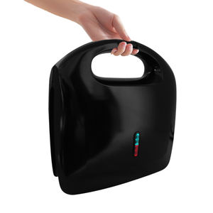 Портативная 2-ломтовая электрическая закуска для яиц, мини-бельгийская вафельница, бытовая гостиничная многофункциональная сэндвич-панини, оптовая продажа - Product Image 6