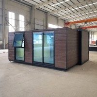Maison conteneur de luxe préfabriquée et extensible 20/40 pieds, mobile, 2, 3 ou 4 chambres, entièrement meublée, maison modulaire