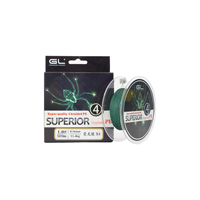 Nouvelle ligne de pêche personnalisée longueur 4 brins tresse multifilament PE ligne de pêche ronde lisse pour le fournisseur de ligne de pêche