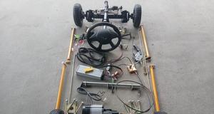 Transporte de monorriel eléctrico de conducción <span class=keywords><strong>trasera</strong></span> de 3kw con engranaje reductor conjunto diferencial del eje delantero - Product Image 6