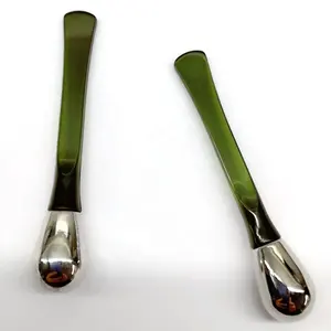 3g colorful cosmetic spatula cream metal applicator for skincare jar