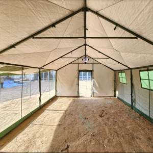 Carpa de Lona para 10 Personas, Montaje Rápido, Estructura de Tubos de Acero, Refugio de Emergencia para Cuatro Estaciones, Alivio en Casos de Desastre - Product Image 2