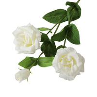 Top Grade Faux Chinois Bellflower Fleurs Décoratives Soie 3 Têtes Ballon Fleur Pièce Maîtresse Décor Real Touch Fleur