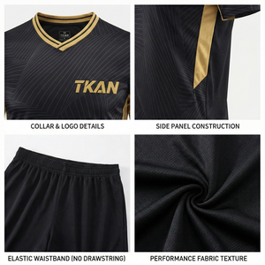 Maillot de football à impression par sublimation intégrale, conception économique, créez vos propres kits de football, uniformes en polyester, fabricant de vêtements de sport en gros - Product Image 4