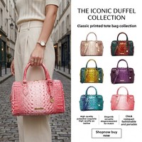 Nouveau Sac de Voyage Rétro pour Femme, Style Boston, Portable, avec Fermeture Éclair, pour Stations Indépendantes, Transfrontalier Europe-Amérique