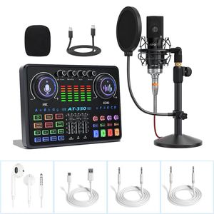 Microphone à condensateur professionnel 48V équipement de podcast <span class=keywords><strong>carte</strong></span> <span class=keywords><strong>son</strong></span> d'enregistrement d'ordinateur <span class=keywords><strong>externe</strong></span> <span class=keywords><strong>pour</strong></span> jeu voix en direct - Product Image 2