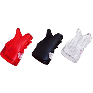 Pinces à cheveux transparentes en forme de griffe de baleine, design gestuel tendance pour femmes et filles - Product Image 1