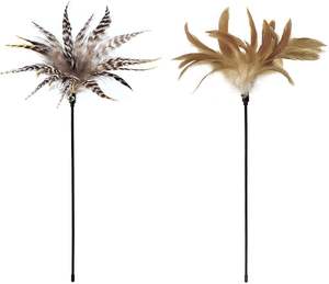 Rascador para Gatos Moderno y Ecológico con Diseño de Huella de Garra, Árbol para Gatos Pequeños, Juguete para Gatos con Plumas y Campana para Uso en Interiores - Product Image 4