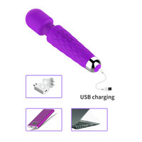 Fabrik-Großhandel AV Wand Vibrator 20 Frequenzen USB Aufladbar 100% Wasserdicht Klitoris-Stimulator G-Punkt-Massagegerät für Frauen