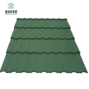 SANGOBUILD nouveaux matériaux de feuille de toiture de taille longue Dachziegel Tejas Tuile Toiture tuile en métal enduit de pierre pour l'application d'hôtel - Product Image 1
