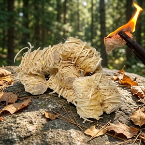 <span class=keywords><strong>Allume</strong></span>-<span class=keywords><strong>feu</strong></span> de survie en plein air, <span class=keywords><strong>allume</strong></span>-<span class=keywords><strong>feu</strong></span> en laine de bois naturelle pour le camping, accessoires pour barbecue - Product Image 3