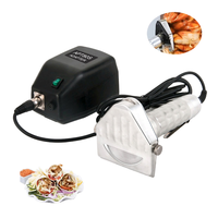 Nouvelle machine à découper automatique électrique en acier inoxydable pour doner, shawarma et kebab KS80S, épaisseur réglable, portable 2