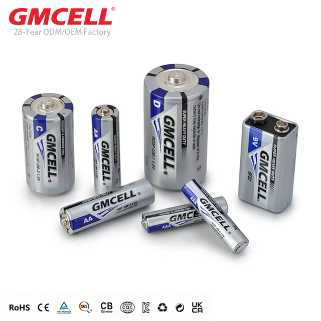 Factory wholesale Heavy Duty 1.5v Um1 R20P R14P R6P R03P 6F22 Carbon Zinc Battery