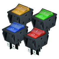 KCD4 Interrupteur à bascule rouge Dpst 4 broches ON-OFF 30A 250V Switch