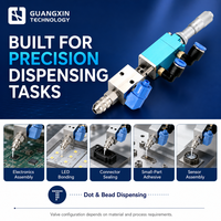 Vanne de distribution pneumatique réglable Guangxin avec contrôle anti-goutte pour mastic silicone 50kg 0W 0V