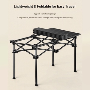 Wilderness Carbon Steel Outdoor Folding <b>Chair</b> <b>and</b> <b>Table</b> Set-Portable Camping & Picnic <b>Chair</b> with Balcony Supplies - Product Image 3