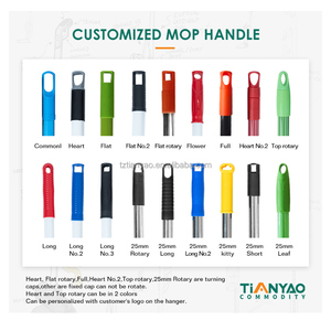 Tianyao TY-PAL14 Cabo de Limpeza Durável de 130cm, Melhor Vendedor na Europa, Cabo de Vassoura de Alta Qualidade em Alumínio com Rosca Italiana - Product Image 6