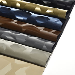 جاكيت بسحاب من الجلد الصناعي مع تفاصيل وظيفية مطاطية للمنسوجات المنزلية والملابس الزخرفية والاستكشاف الحضري - Product Image 2