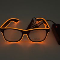 Gafas LED para fiestas |   Accesorios de Fiesta Ecológicos, Transparentes, Multicolores y de Diferentes Estilos, Alimentados por Pilas AA