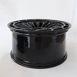 PCD 5x120mm forgiatura su misura ruote in alluminio lucido nero pittura <span class=keywords><strong>cerchi</strong></span> ruota realizzati in alta qualità e Design personalizzato cerchio - Product Image 5