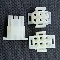 Connecteur de boîtier 6,35 mm de pas 2 3 6 fils vers carte Connecteur Molex Femelle Prise de courant Boîtier AMP 1-480704-0